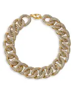 Bloomingdale's Fine Collection Diamond Pave Link Bracelet in 14K Yellow Gold, 4.0 tcw