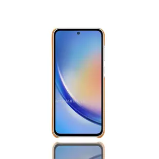 Samsung Galaxy A35 5G A55 5G 皮革保護殼 牛皮仿真皮紋單色背蓋素色多色手機殼保護套手機套