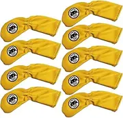 Iron Covers for Golf Clubs | 9X Head Covers Set - Number Alphabet Design Golf Equipment, Sports Fan Club in All Weather Conditions for All Brands Driver