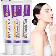 Azelaic Acid 12% Serum for Acne, Azelaic Acid Cream for Acne, blemishes and Pimples, Nicotinamide Serum Balances Excess Sebum for Smooth Skin, Ease Pimple Clarify Skin Soothe Irritation(3PCS)