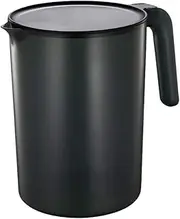 Plastic Plastic Water Pitcher Pitcher with Lid Clear Covered Beverage Carafe Hot Cold Water Jar Container for Juice Milk Coffee Iced Juice Pitcher Tea Clear Pitcher