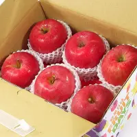 在飛比找Yahoo奇摩購物中心優惠-【鮮果日誌】日本空運套袋富士蘋果(6入禮盒)
