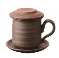 在飛比找Yahoo!奇摩拍賣優惠-陶作坊-老岩泥素面同心杯-全新盒裝 泡茶 茶具 茶葉