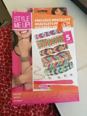 Style Me Up! Precious Bracelets New Nib Friendship String & Rhinestones
