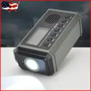 Solar Hand Crank Multifunction Radio 4 Ways Powered 10000MAh for Outdoor Camping