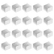 Electronics Cooler Heatsink for MOS GPU IC Chip Silver 13 x 13 x 10 mm 20pcs