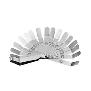 Feeler Gauge Set Stainless Steel Valve Lash Adjustment Tool Imperial Metric 45º