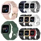 Protective Case Band Strap Bracelet Armor for Fitbit Versa 2 3 4 Lite Sense