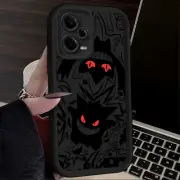 Luxury Pokemon Gengar Phone Case for Xiaomi Redmi Note 13 12 11 Pro plus 12S 11S