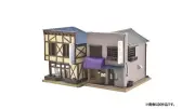 Diorama Building Collection 175 Vacant Property C Cafe Sushi Restaurant Kit