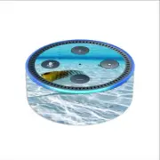 Skin Decal for Amazon Echo Dot (2nd gen) / Underwater Fish Tropical Ocean