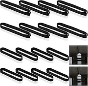 [Saintrygo] 16 Pieces Rubber Couch Sectional Connectors Non Slip Sectional Sofa Locks with Hook and Loop Cinch Clips Innovative Double Couch Furniture Clips Joint Snap Locks for Sliding Sofa