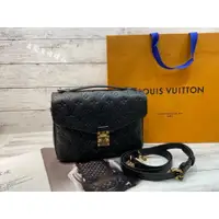 在飛比找蝦皮購物優惠-LV M41487 Pochette Metis 黑色 壓紋