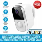 Elinz Wireless IP Camera 1080P WiFi Security CCTV Wire-Free Battery Smart