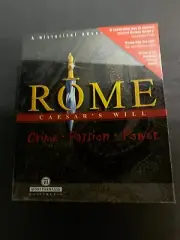 Rome Caesar's Will (PC, 2000) Historical Adventure Crime Passion Power BIG BOX