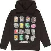 [Popgear] Minecraft Mini Mobs Boys Pullover Hoodie | Official Merchandise | PS4 PS5 Xbox PC Switch Gamer Gifts, Teen School Boys Gaming Hooded Sweatshirt, Childrens Clothes, Kids Birthday Gift Idea