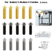 5* Upgraded Nozzle for Anycubic Kobra 3 Volcano 3D Printer Accessories 0.4mm lot
