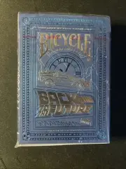 NEW Back to the Future Bicycle Playing Cards Poker Size Deck Limited Sealed
