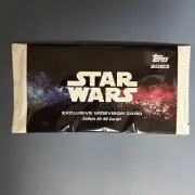 STAR WARS 2023 ⭐️ Trading Cards: "Flagship" Widevision Sealed Pack