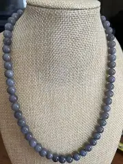 Genuine Nephrite Jadeite Beaded Necklace