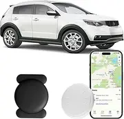 Hongtop H Mini GPS Tracking Devices, 1PCS Tracker Device for Vehicles Work with Find My (iOS Only), Car Tracker Device Hidden with Magnetic Waterproof Case, No Monthly Fee Car GPS Tracker
