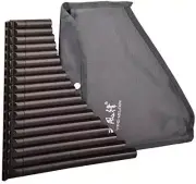 18 Pipes Eco-Friendly Resin C Tone Pan Flute for Beginner, Easy Learning