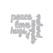 Hero Arts Peace Words Fancy Dies