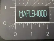 MAPLEWOOD BREWING Chicago charlatan juice blkbl STICKER decal craft beer brewery