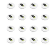 400pc Lemon & Lime Reusable Plastic Side Plate Round 18cm Picnic Dish White