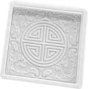 Yajuyi Concrete Brick Cement Model Stepping Stone Creator Tool for Lawn Areas, Round Pattern