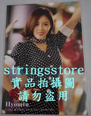 T-ARA JAPAN TOUR 2012 Jewelry box日本巡迴演唱會限定版絕版生寫真：孝敏Roly Poly