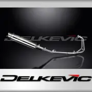 Kawasaki Ninja 250R 2008-2013 Complete Exhaust 2-1 14" Round Stainless Muffler
