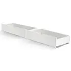 2x Bed Frame Storage Drawers Trundle White Artiss