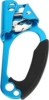 Baxnore Rock Climbing Hand Ascender, Aluminum Alloy Handled Rope Ascender, Rock Climbing Rappelling Gear Rope Clamp for Tree Climbing Construction