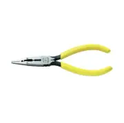 Klein Tools VDV026-049 6in. Long Nose Connector Crimping Pliers w/ Skinning Hole
