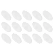 15Pcs Plastic Gears 40 Teeth Plastic Single Gears 402AA for RC DIY Robot White