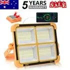 25000LM Rechargeable Solar Work Light LED Torch Camping Flood Waterproof Lamp
