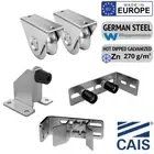 Sliding Gate Hardware Base Kit European Made German Steel Highly Galvanised CAIS