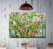 Flower Abstract Canvas Print A350