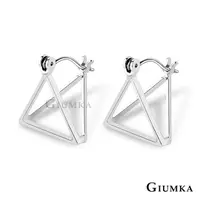 在飛比找PChome24h購物優惠-GIUMKA 幾何三角耳針式耳環 多色任選 MF07058