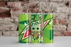 Baby Yoda Mt Dew Design, Skinny 20oz Tumbler W/ Lid & Straw