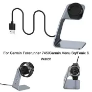 Charging Dock Holder for Garmin Forerunner 745/Garmin Venu Sq/Fenix 6 Watch