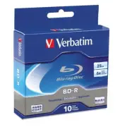 Verbatim� BD-R Blu-Ray Disc, 25GB, 6x, 10/Pk