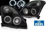 Proyector faros for Suzuki Swift 05-10 Angel Eyes CCFL negro envío gratis LPSI06