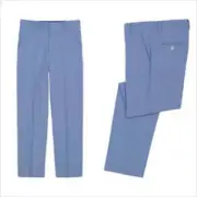 IZOD Boy'S Prince Blue Flat Front Stretch Devant Plat Extensible Oxford Pant