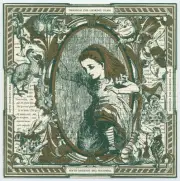 Vintage ALICE THROUGH THE LOOKING GLASS blotter art MARK MCCLOUD Gold/Green ink