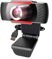 HD USB Webcam with Microphone for PC, Mac Video Recording USB-A Port, Plug &Play