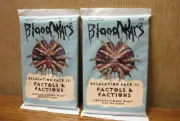 TSR BLOOD WARS CCG ESCALATION PACK II FACTOLS & FACTIONS SEALED - Set of 2
