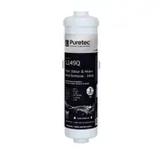 Puretec IL149Q 1 Micron KDF Carbon Inline Fridge Water Filter Cartridge 10-1/4'