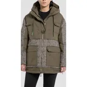 Replay Womens Casual Jacket Poly-Cotton Twill Multi